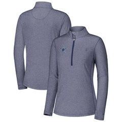 Dallas Cowboys Women's Sport Playa Vista IslandZone Quarter-Zip Jacket Navy