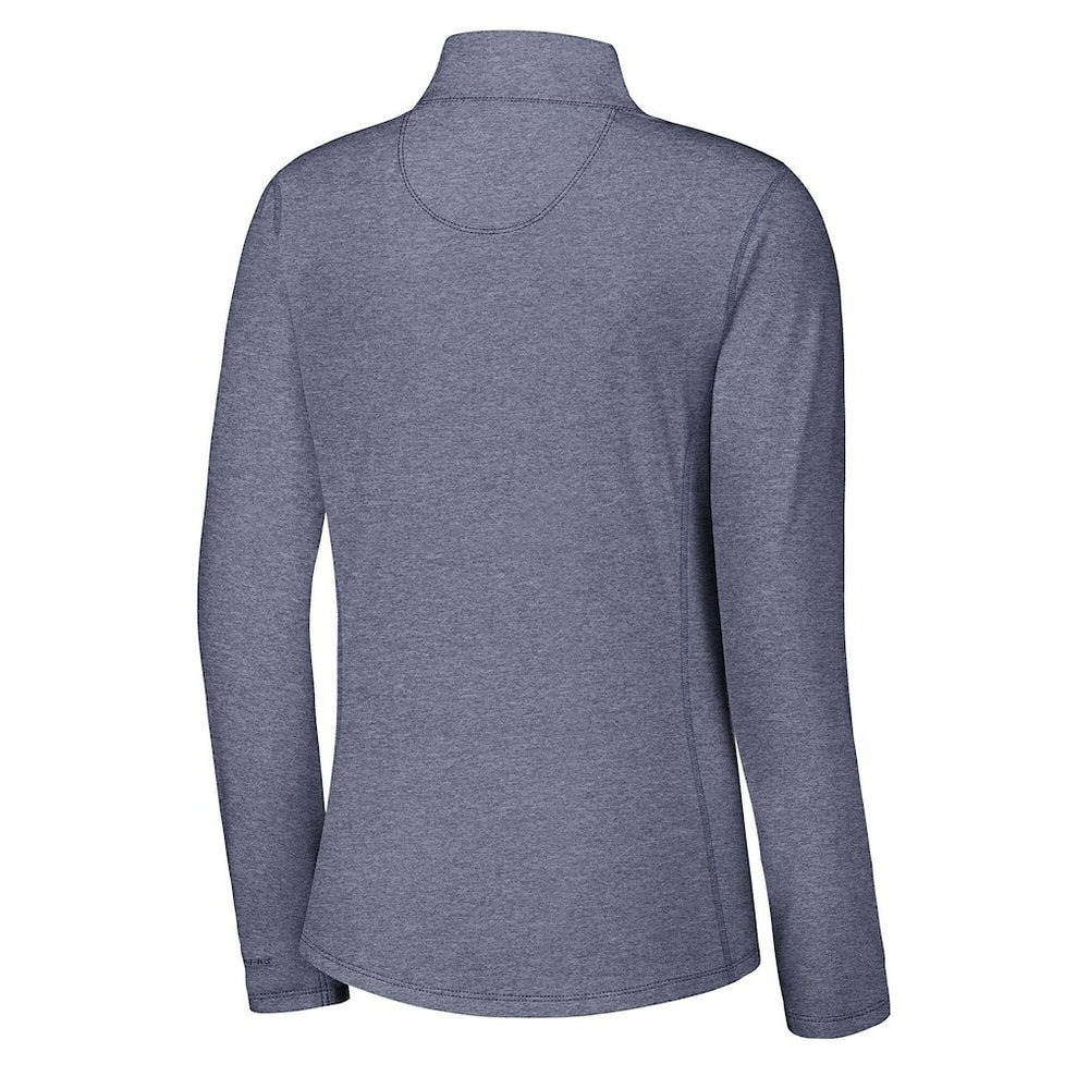 Dallas Cowboys Women's Sport Playa Vista IslandZone Quarter-Zip Jacket Navy