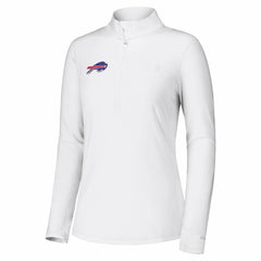 Buffalo Bills Women's Sport Playa Vista IslandZone Quarter-Zip Jacket White