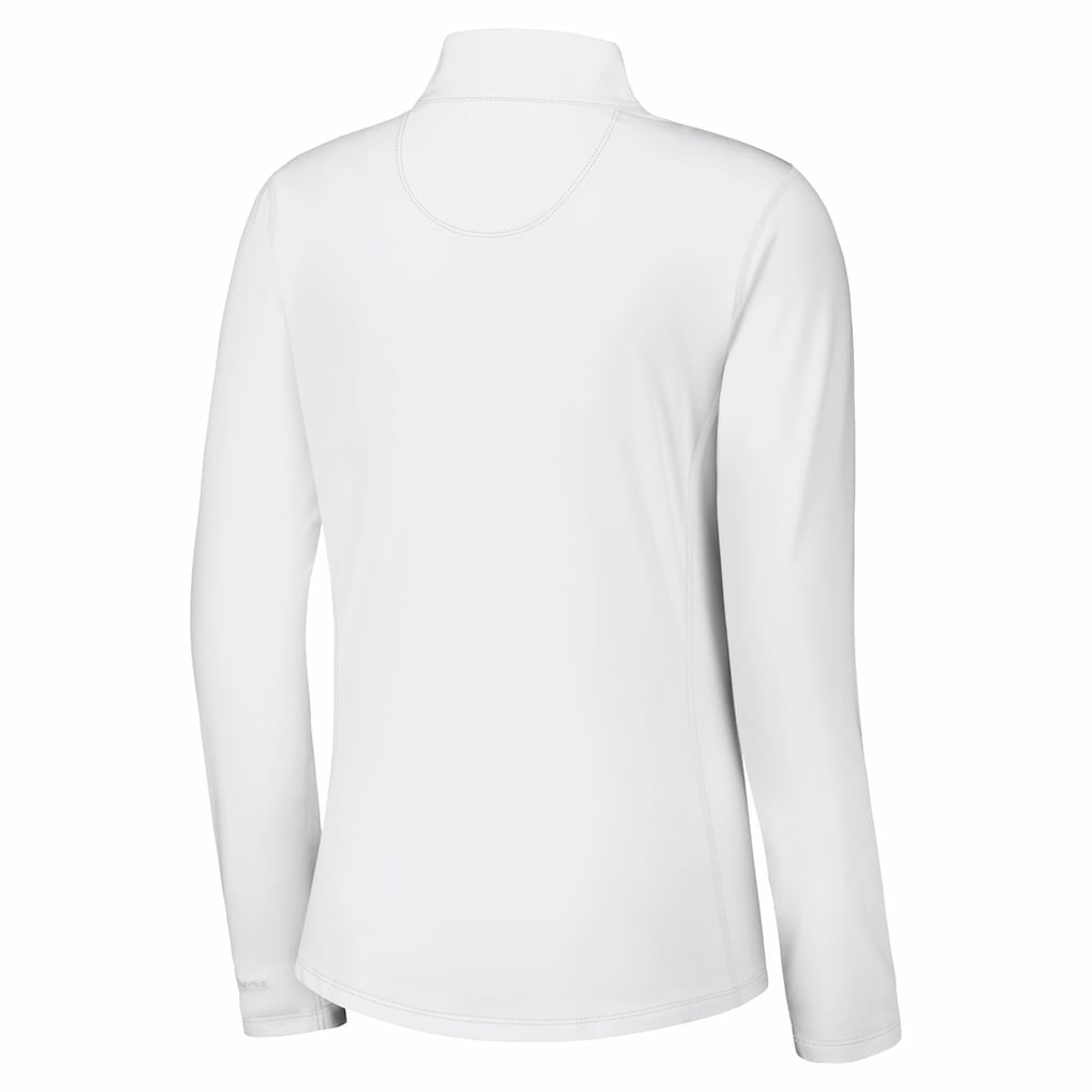 Buffalo Bills Women's Sport Playa Vista IslandZone Quarter-Zip Jacket White