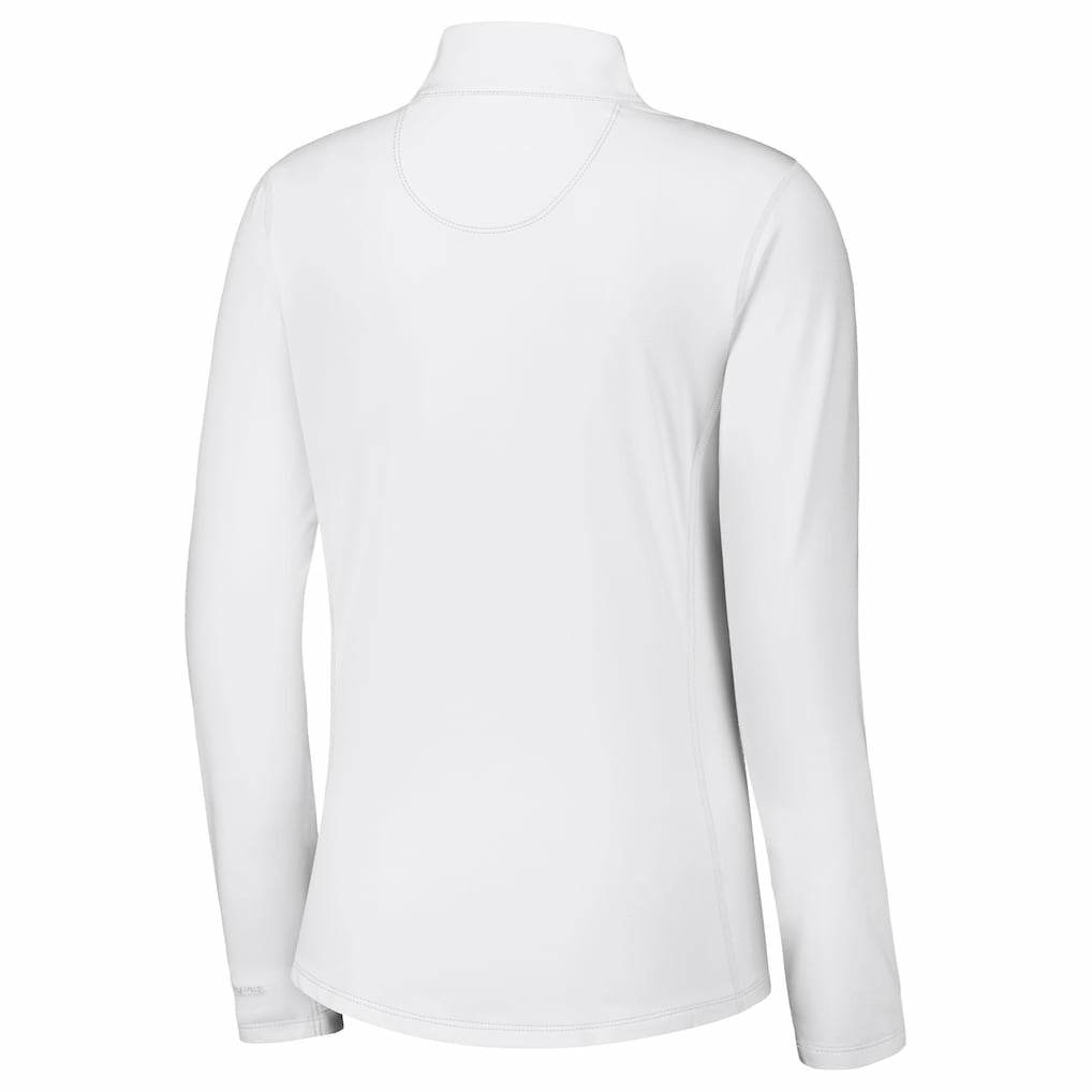 Indianapolis Colts Women's Sport Playa Vista IslandZone Quarter-Zip Jacket White