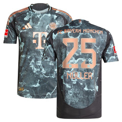 Thomas Müller Bayern Munich 2024/25 Away Player Jersey Black