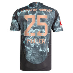 Thomas Müller Bayern Munich 2024/25 Away Player Jersey Black