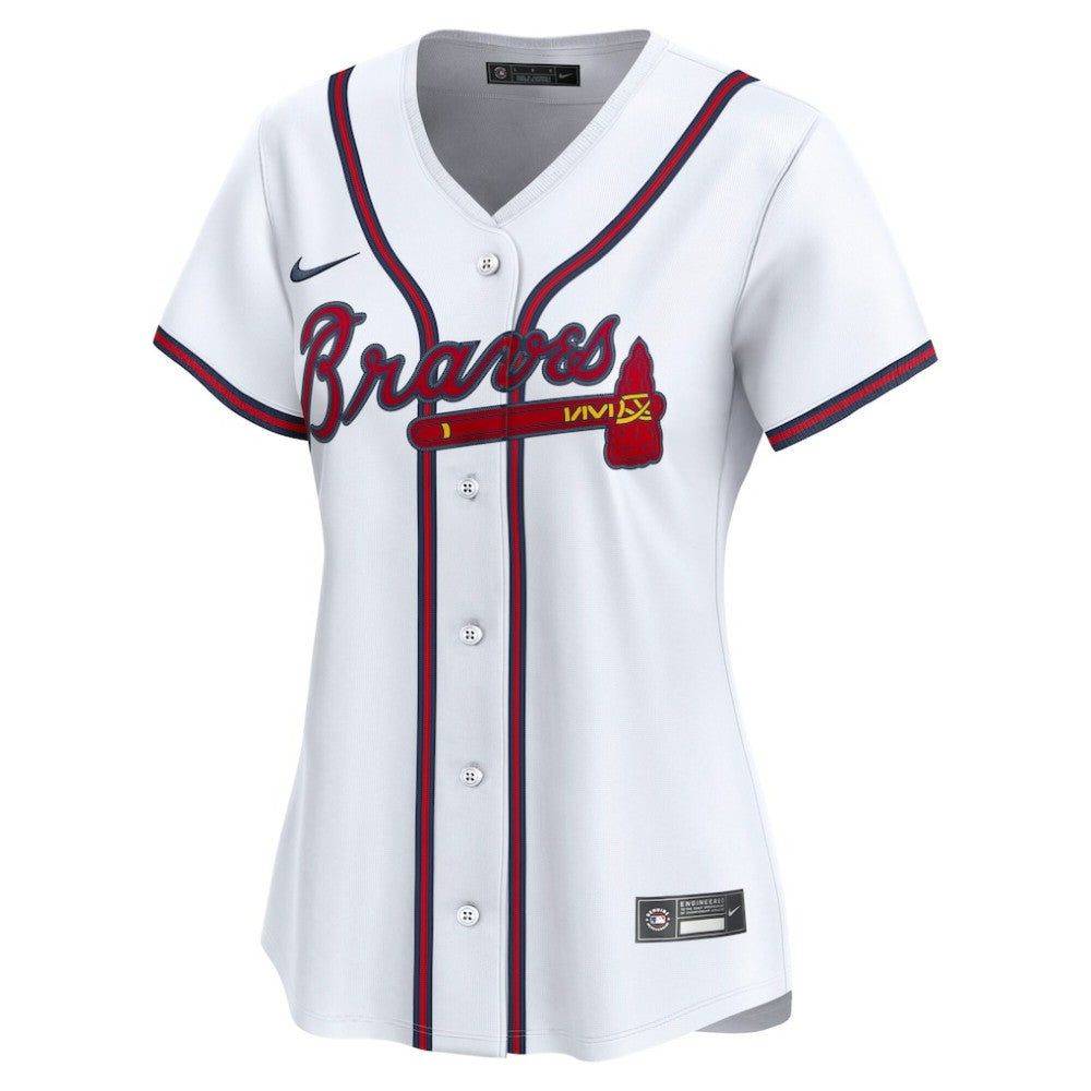 Atlanta Braves Nike Women's Home Limited Jersey - White Jerseys