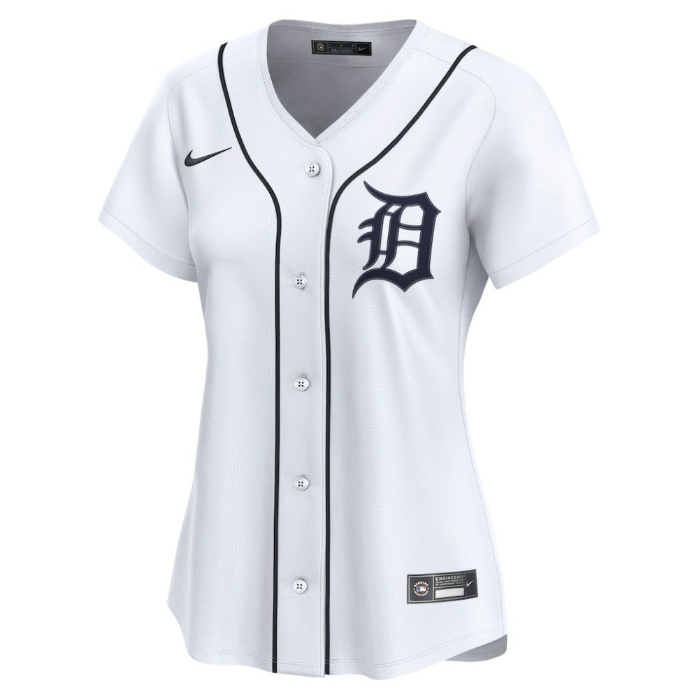 Detroit Tigers Nike Women's Home Limited Jersey - White Jerseys