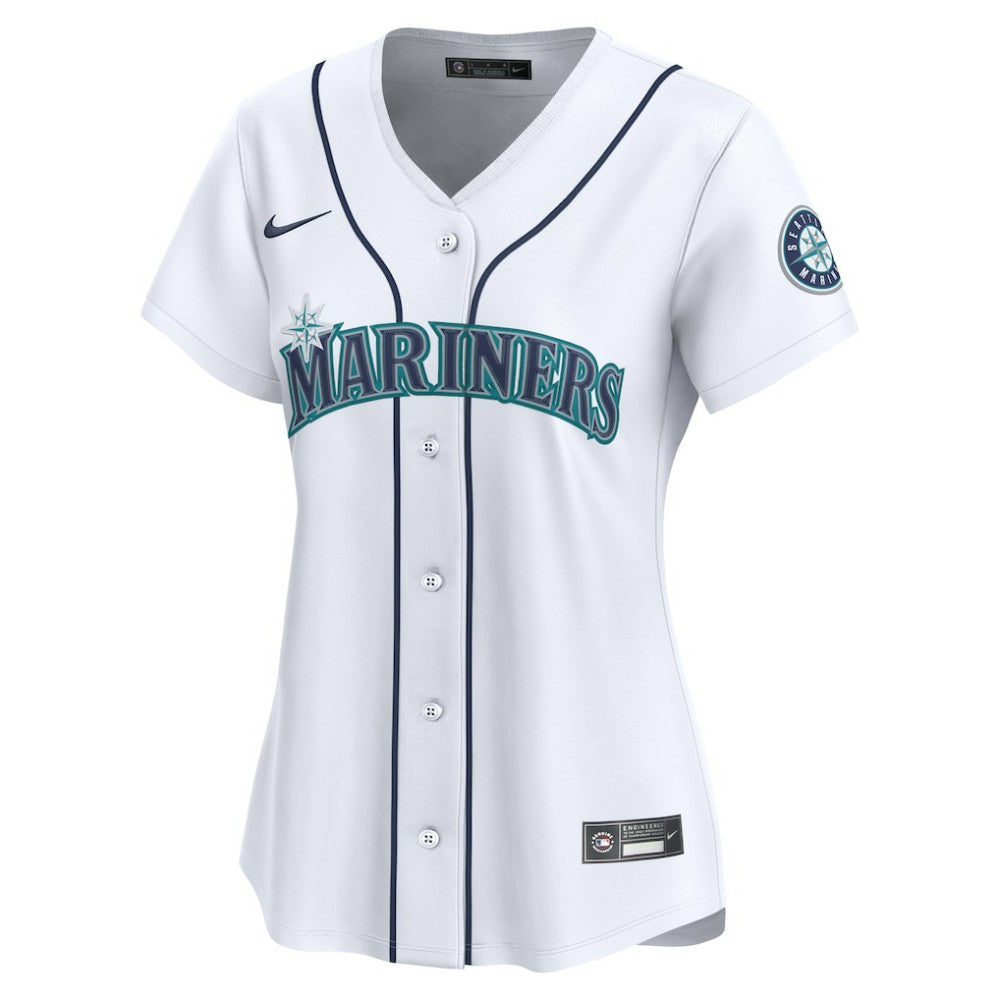 Seattle Mariners Nike Women's Home Limited Jersey - White Jerseys