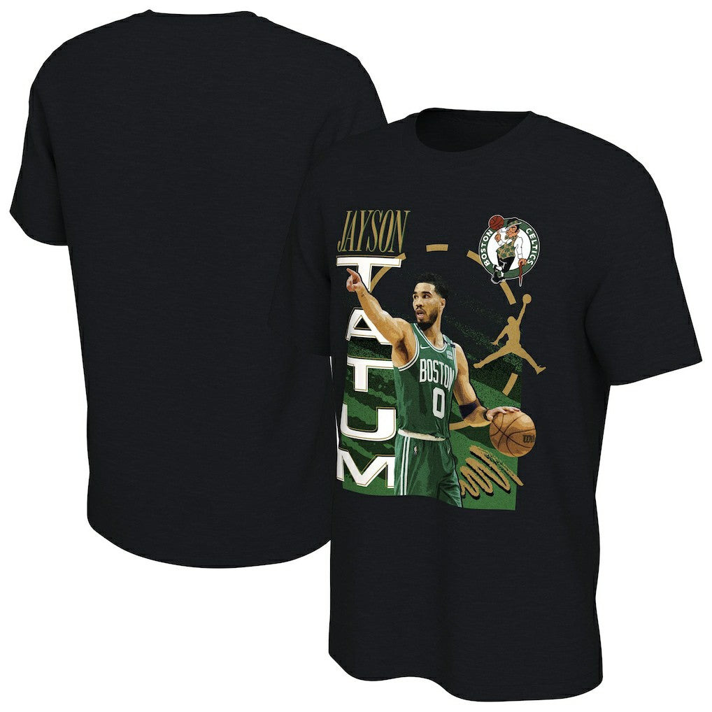 Jayson Tatum Boston Celtics Jordan Brand Player T-Shirt Black