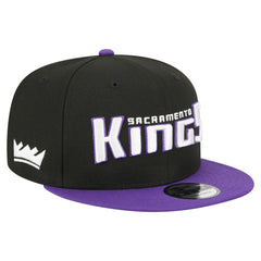 Sacramento Kings Jersey Hook Statement Edition 9FIFTY Snapback Hat Black/Purple
