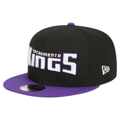 Sacramento Kings Jersey Hook Statement Edition 9FIFTY Snapback Hat Black/Purple