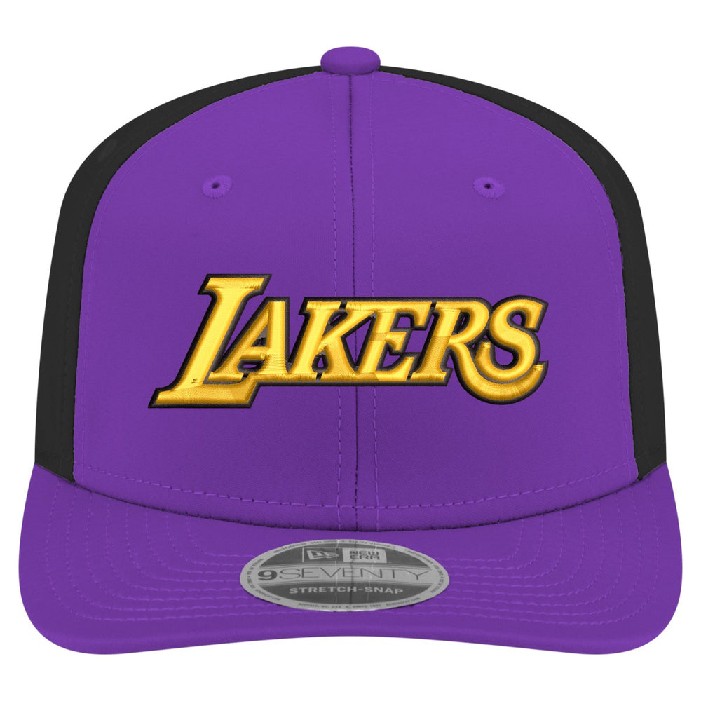 Los Angeles Lakers Statement Edition Jersey Hook 9SEVENTY Stretch-Snap Hat Purple