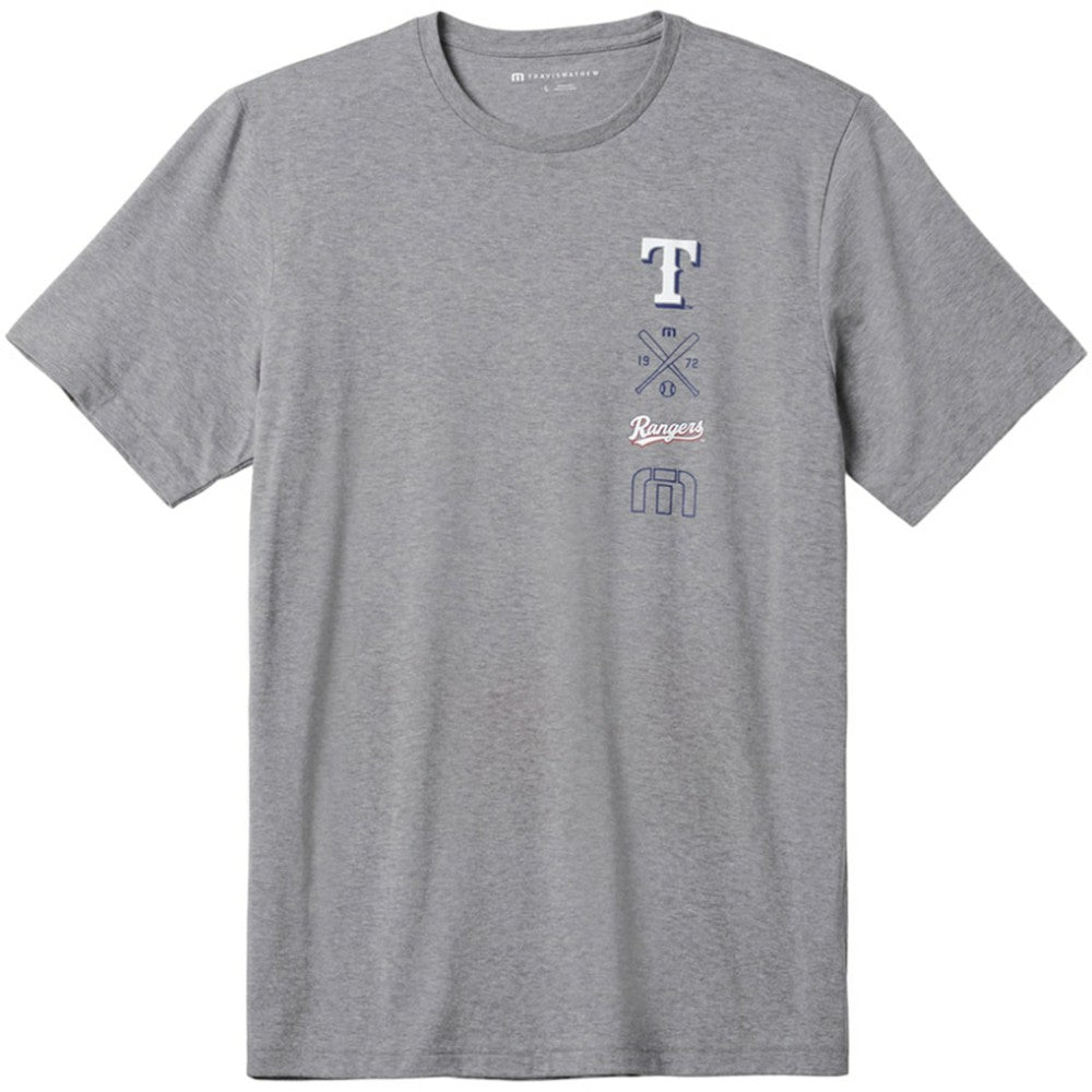 Texas Rangers TravisMathew Sunset Slam T-Shirt - Gray T-shirts