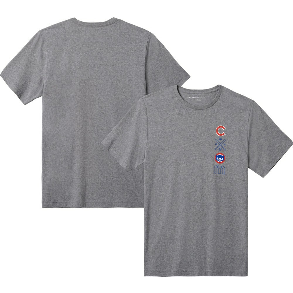 Chicago Cubs TravisMathew Sunset Slam T-Shirt - Gray T-shirts