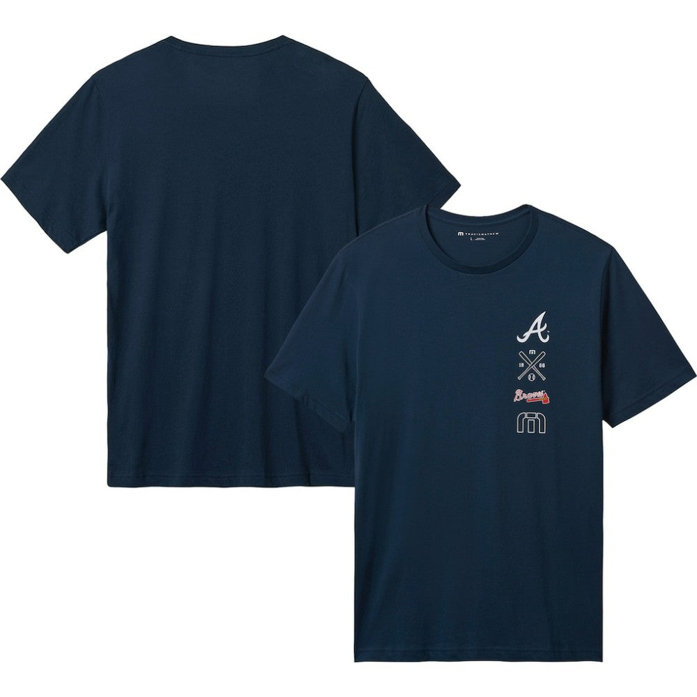Atlanta Braves TravisMathew Sunset Slam T-Shirt - Navy T-shirts