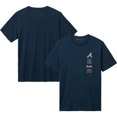 Atlanta Braves TravisMathew Sunset Slam T-Shirt - Navy T-shirts