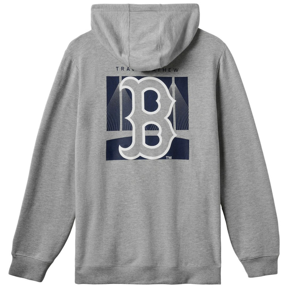 Boston Red Sox TravisMathew Cloud Pullover Hoodie - Gray Hoodies