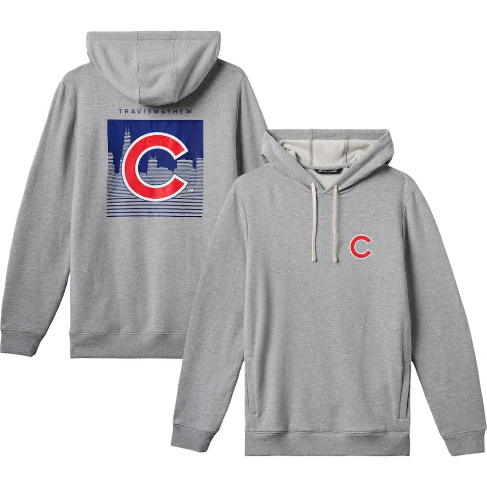 Chicago Cubs TravisMathew Cloud Pullover Hoodie - Gray Hoodies
