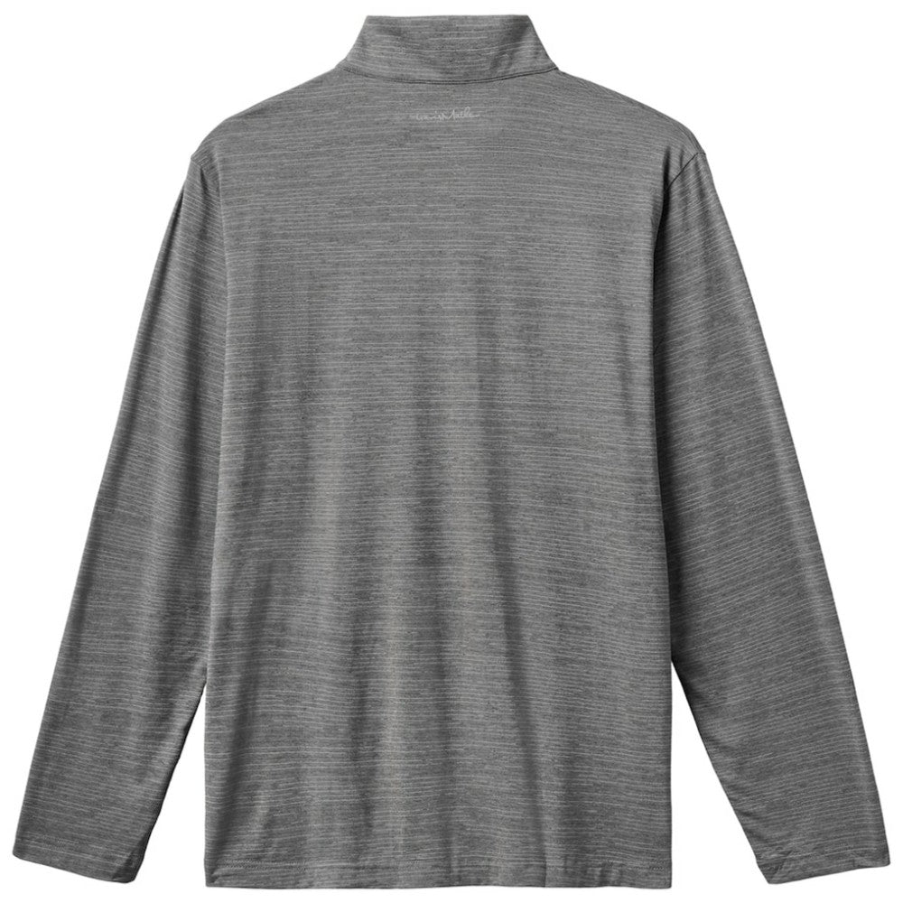 Chicago Cubs TravisMathew The Heater Quarter-Zip Pullover Top - Gray Pullover