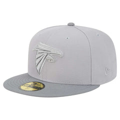Atlanta Falcons New Era Iron Cloud 59FIFTY Fitted Hat Gray/Graphite