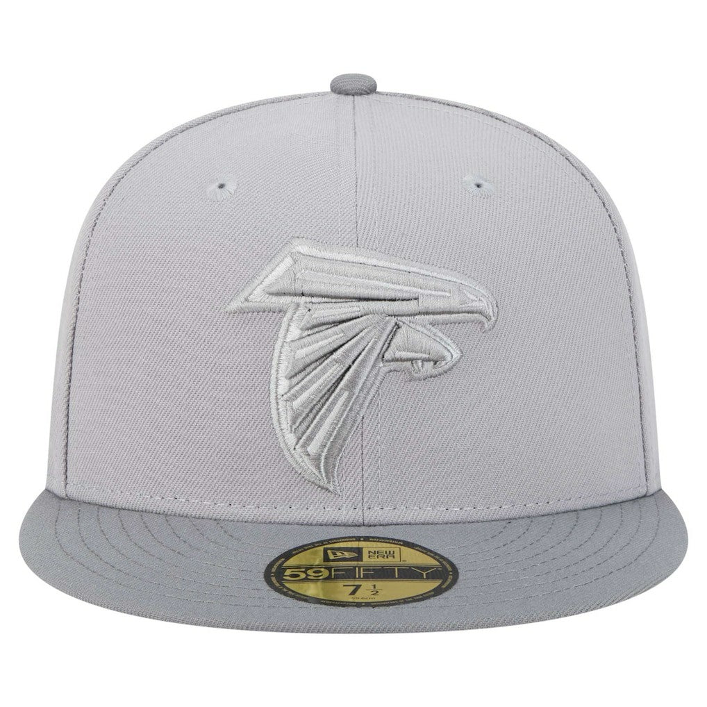 Atlanta Falcons New Era Iron Cloud 59FIFTY Fitted Hat Gray/Graphite