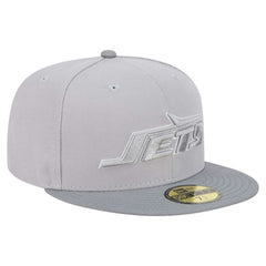 New York Jets New Era Iron Cloud 59FIFTY Fitted Hat Gray/Graphite