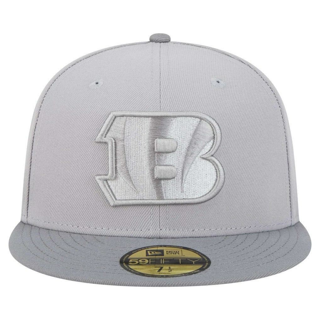 Cincinnati Bengals New Era Iron Cloud 59FIFTY Fitted Hat Gray/Graphite
