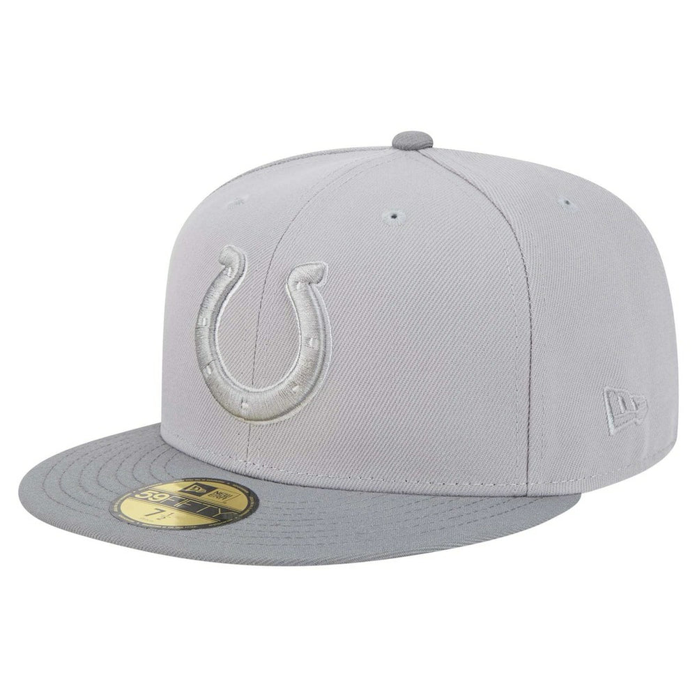 Indianapolis Colts New Era Iron Cloud 59FIFTY Fitted Hat Gray/Graphite