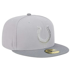 Indianapolis Colts New Era Iron Cloud 59FIFTY Fitted Hat Gray/Graphite