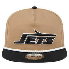 New York Jets New Era Desert Golfer Snapback Hat Khaki/Black