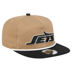 New York Jets New Era Desert Golfer Snapback Hat Khaki/Black