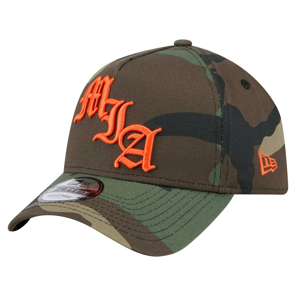 Miami Dolphins New Era Mystic Camo A-Frame 9FORTY Adjustable Hat Camo