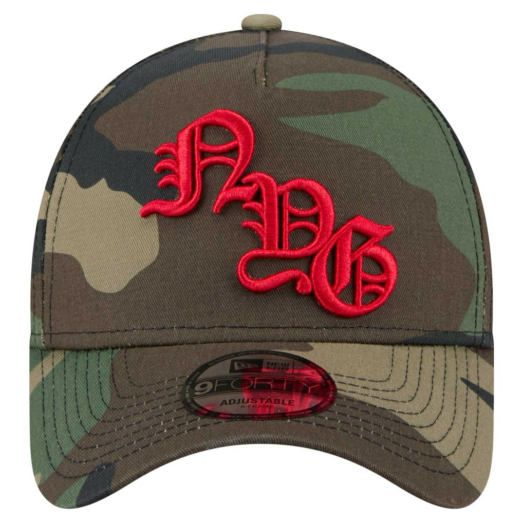 New York Giants New Era Mystic Camo A-Frame 9FORTY Adjustable Hat Camo