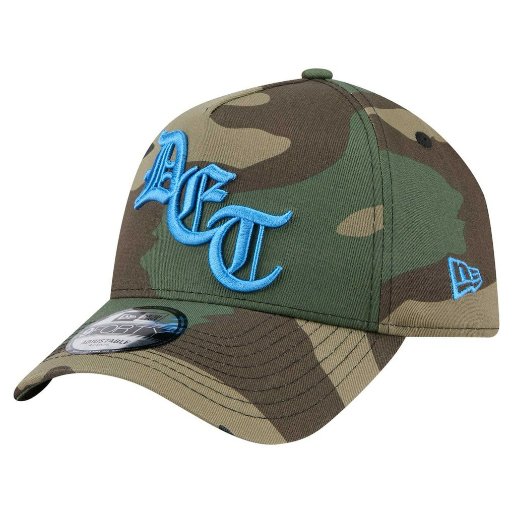 Detroit Lions New Era Mystic Camo A-Frame 9FORTY Adjustable Hat Camo