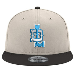 Detroit Lions New Era City Originals 9FIFTY Snapback Hat Cream/Blue