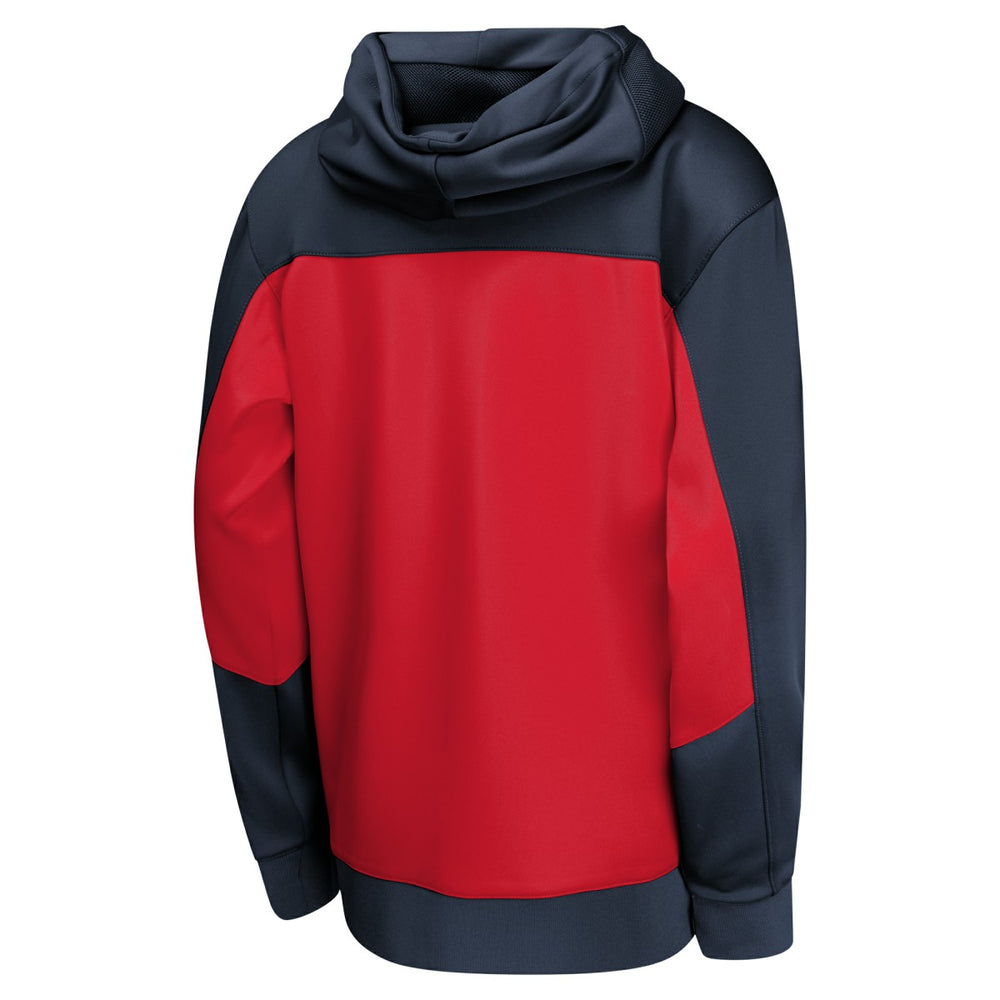 Washington Wizards Youth Authentic On-Court Showtime Performance Full-Zip Hoodie Navy/Red