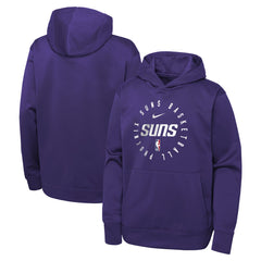 Phoenix Suns Youth Performance Practice Spotlight Pullover Hoodie Purple