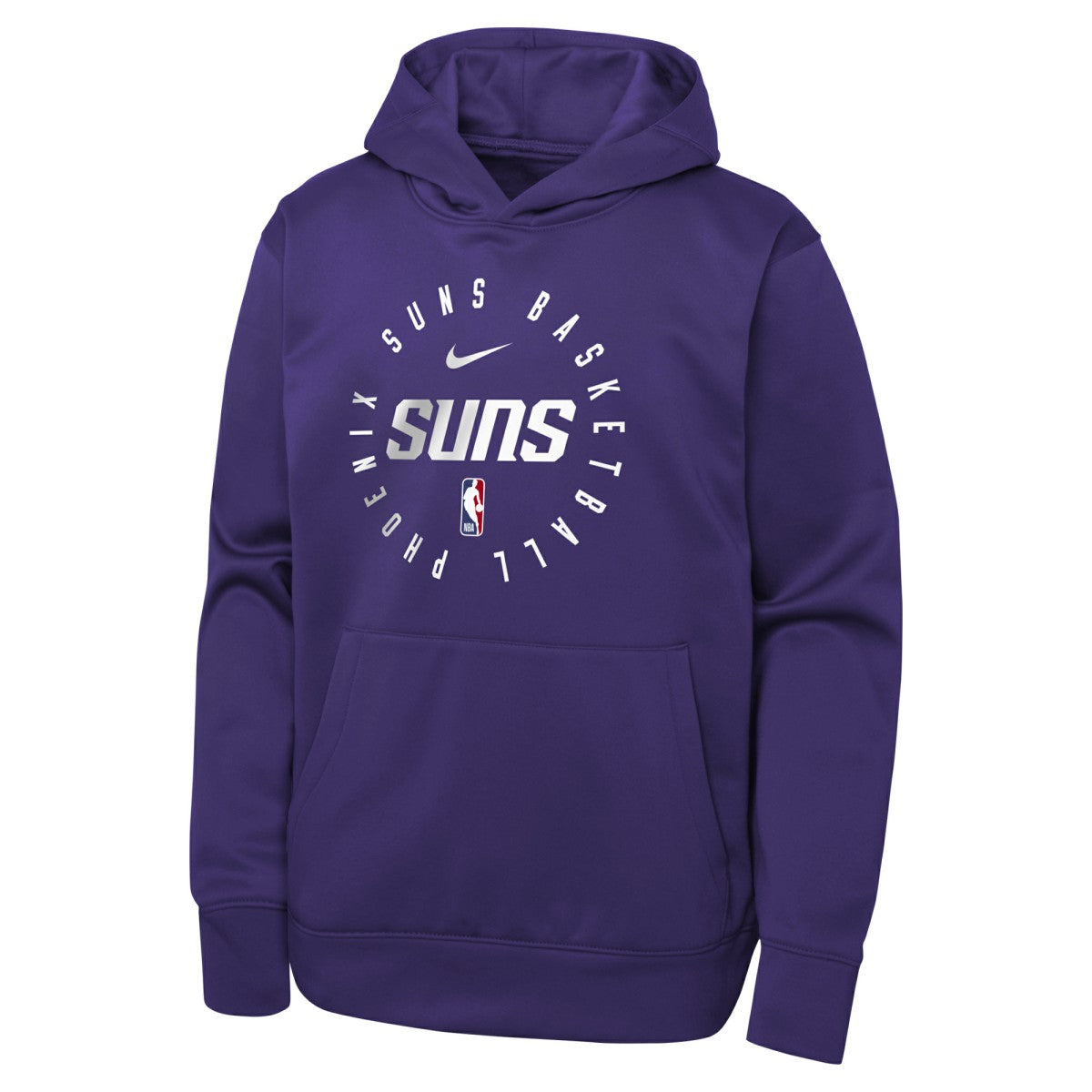 Phoenix Suns Youth Performance Practice Spotlight Pullover Hoodie Purple