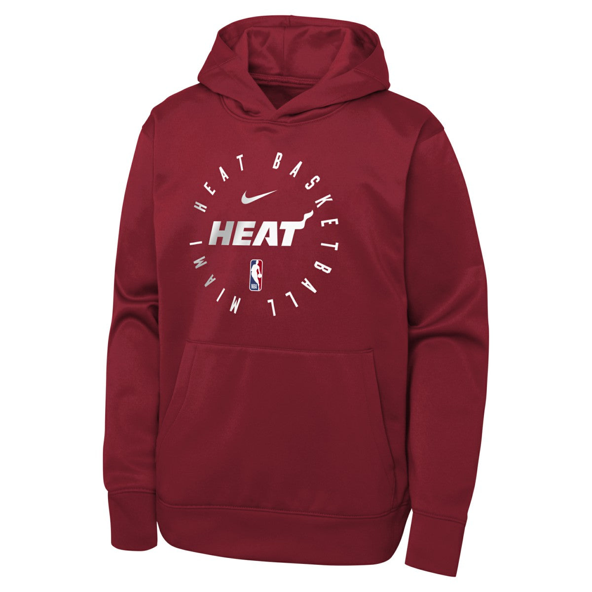 Miami Heat Youth Performance Practice Spotlight Pullover Hoodie Red