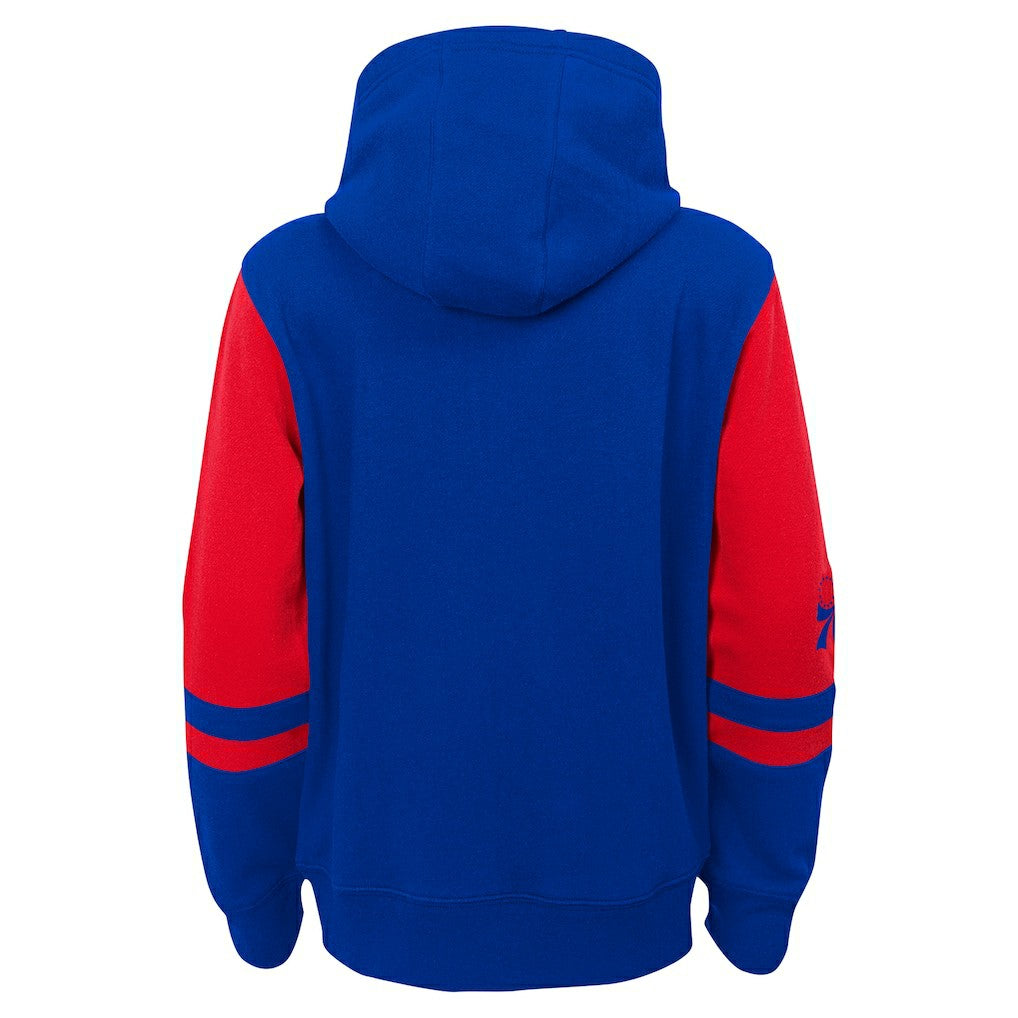 Philadelphia 76ers Preschool Straight To The League Full-Zip Hoodie Royal