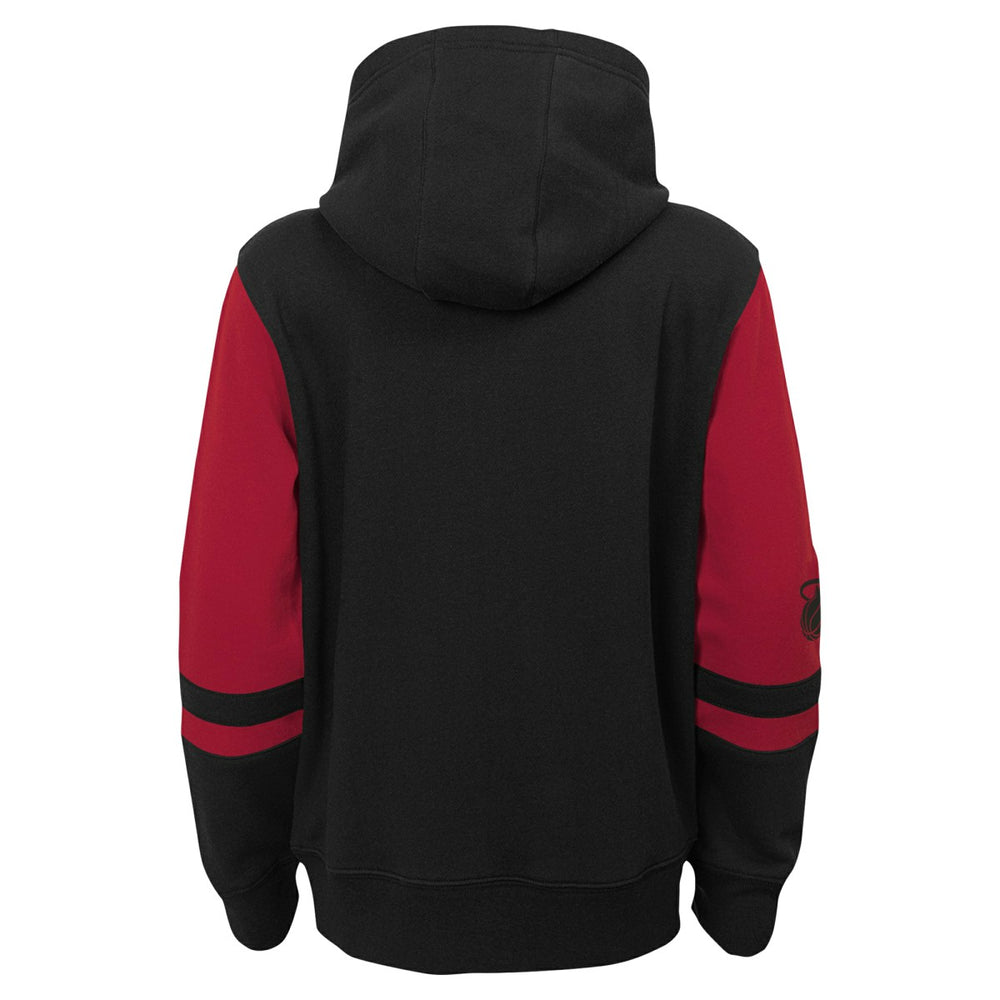 Miami Heat Preschool Straight To The League Full-Zip Hoodie Black