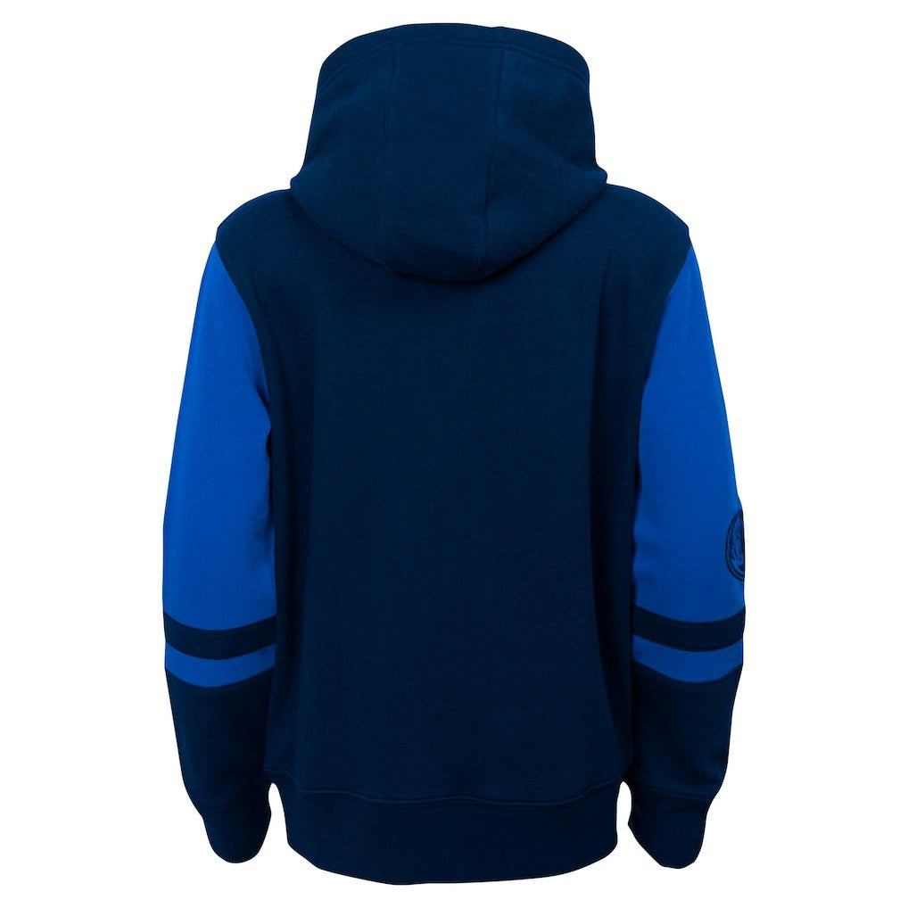 Dallas Mavericks Preschool Straight To The League Full-Zip Hoodie Navy