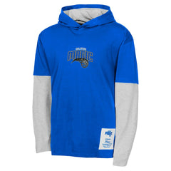 Orlando Magic Youth Small Ball Long Sleeve Hoodie T-Shirt Blue