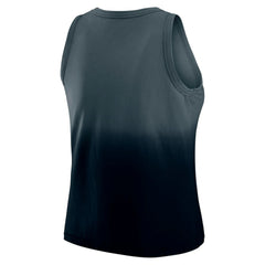 Chicago Bears WEAR by Erin Andrews x Gracie Hunt Women's Ombre Tank Top Navy