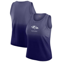 Baltimore Ravens WEAR by Erin Andrews x Gracie Hunt Women's Ombre Tank Top Purple