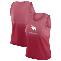 Arizona Cardinals WEAR by Erin Andrews x Gracie Hunt Women's Ombre Tank Top Cardinal