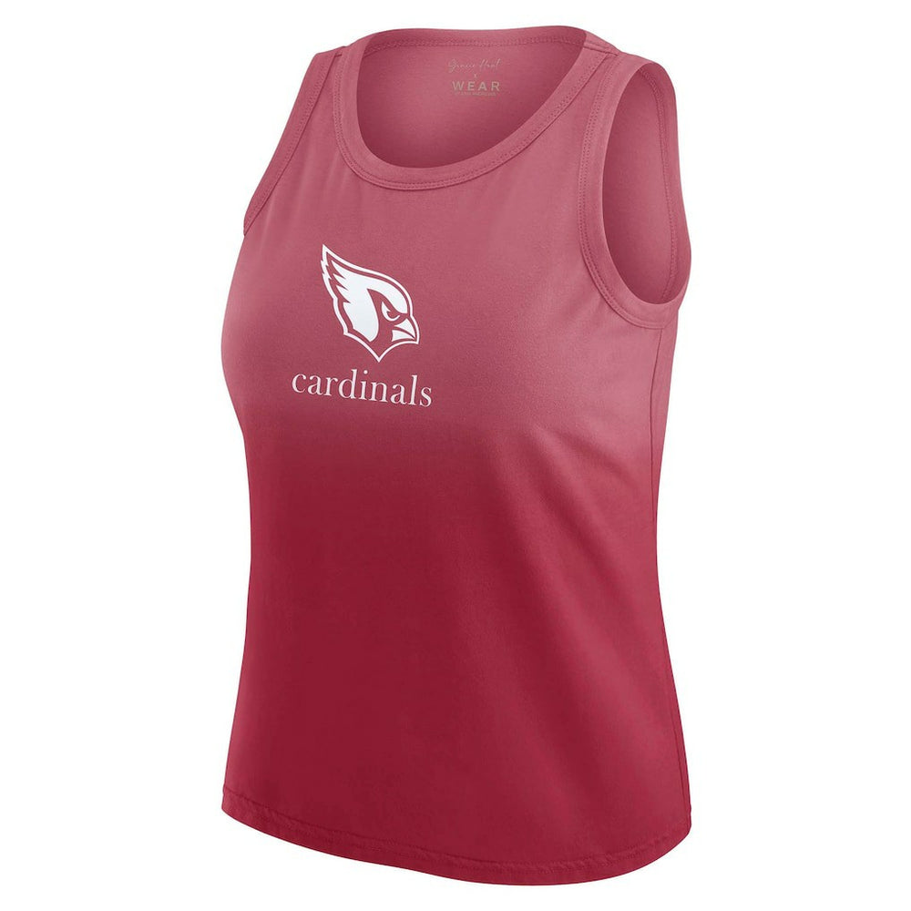 Arizona Cardinals WEAR by Erin Andrews x Gracie Hunt Women's Ombre Tank Top Cardinal