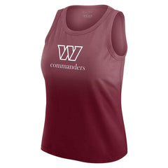 Washington Commanders WEAR by Erin Andrews x Gracie Hunt Women's Ombre Tank Top Burgundy