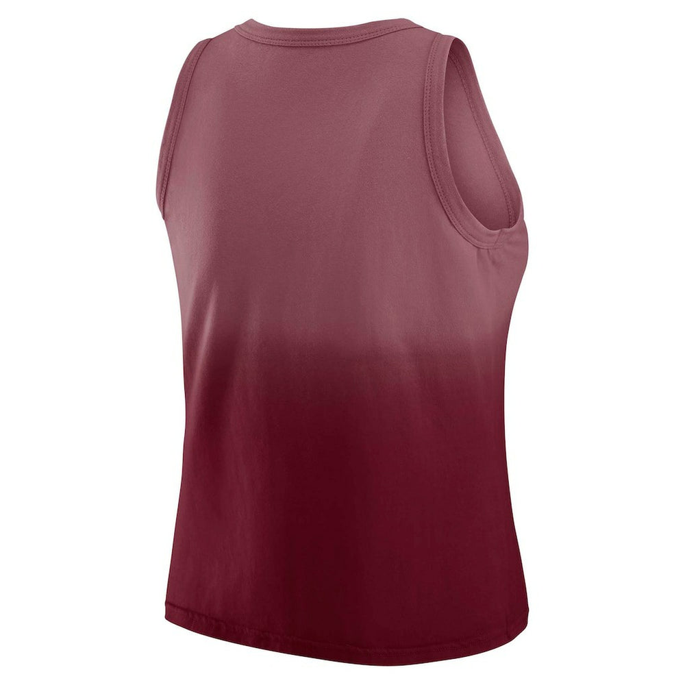 Washington Commanders WEAR by Erin Andrews x Gracie Hunt Women's Ombre Tank Top Burgundy
