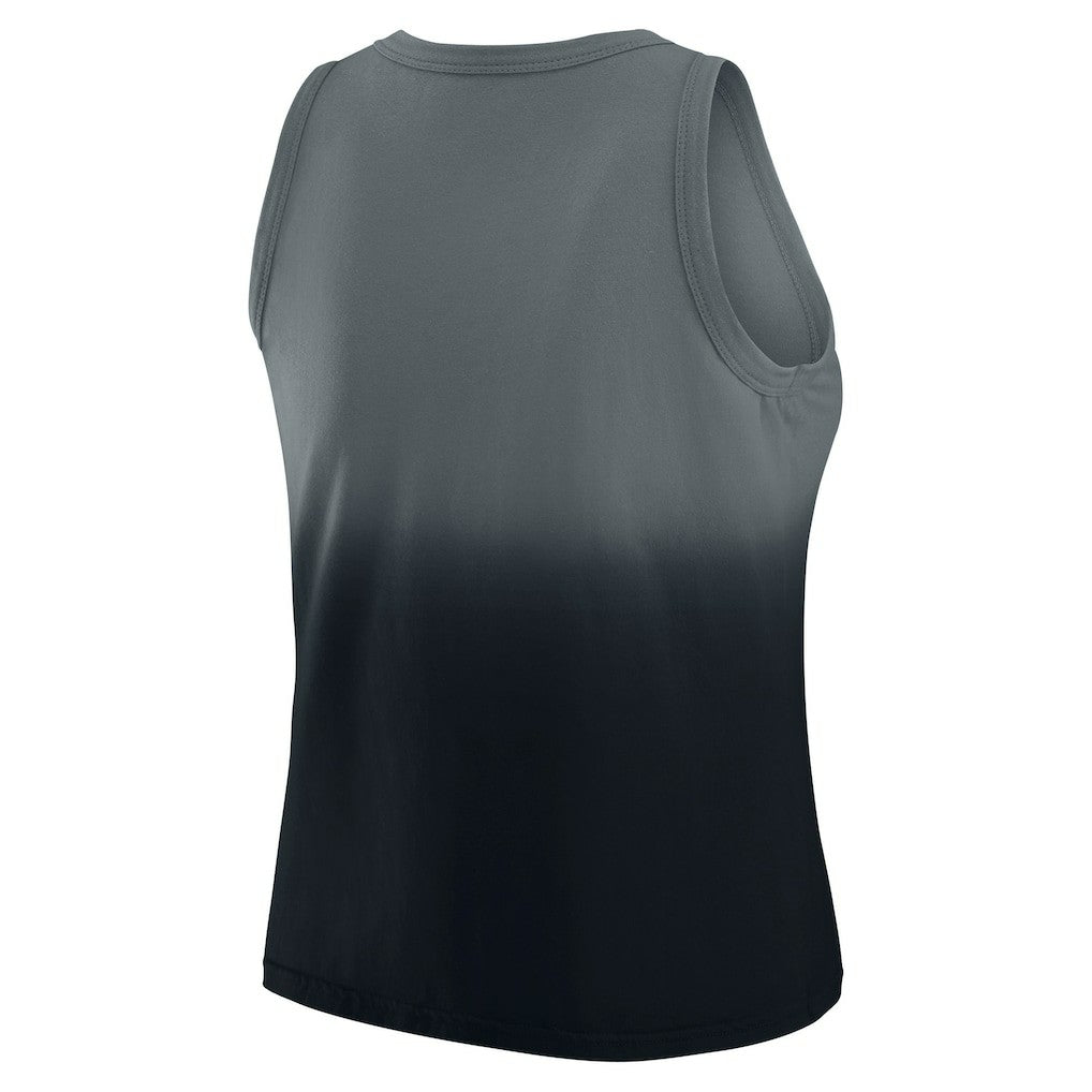 Carolina Panthers WEAR by Erin Andrews x Gracie Hunt Women's Ombre Tank Top Black