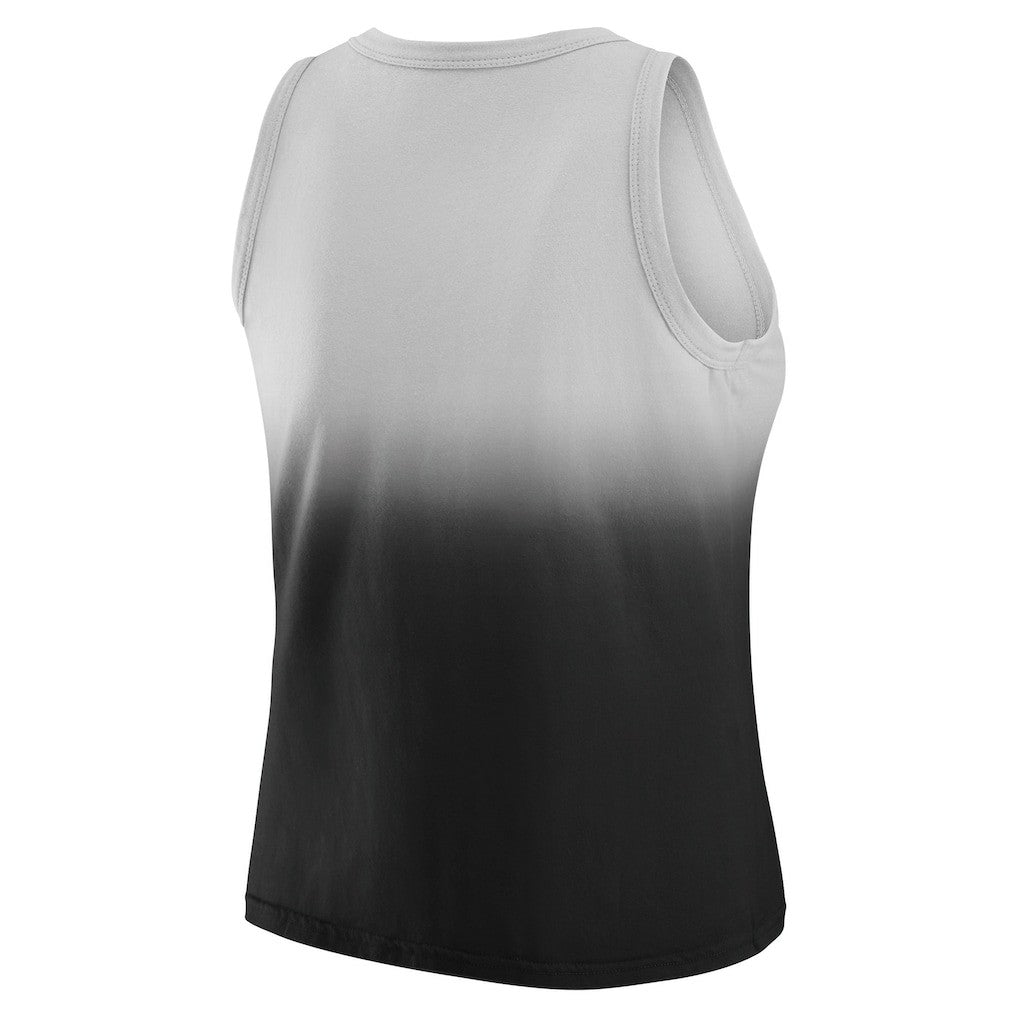 Las Vegas Raiders WEAR by Erin Andrews x Gracie Hunt Women's Ombre Tank Top Black