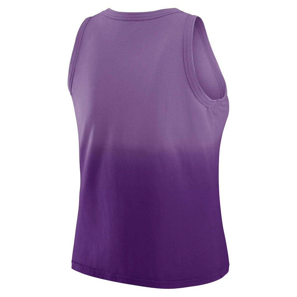 Minnesota Vikings WEAR by Erin Andrews x Gracie Hunt Women's Ombre Tank Top Purple